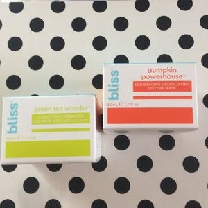 Bliss Pumpkin + Green Tea Mask Set + FREE ITEM
